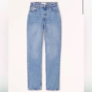 Abercrombie 90s straight ultra high rise NWOT